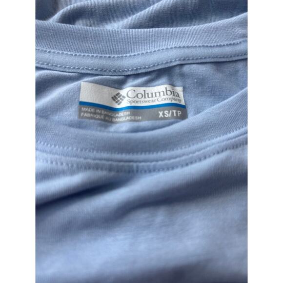 Columbia Women's Blue Boundless Trek Casual Short Sleeve Size XS - Picture 3 of 4